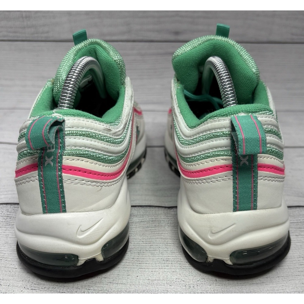 Nike Air Max 97 South Beach White Green Pink 921522-101 Women Sz 8.5 - Picture 4 of 8